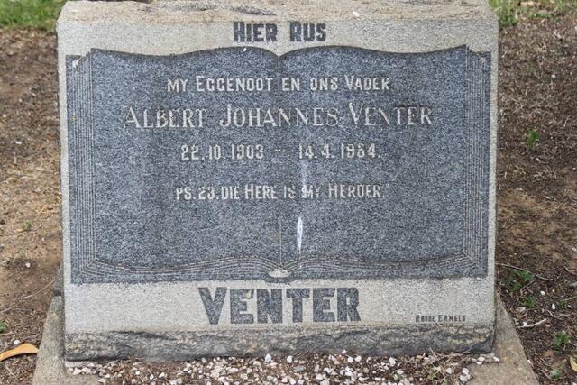 VENTER Albert Johannes 1903-1964