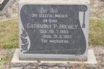 HOCKEY Catharina P. 1893-1987