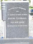 LINDE Barend Stephanus, van der