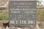 NEETHLING Johannes Henoch 1858-1938 & Magdalena Johanna UYS 1875-1961