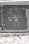 JOUBERT Adriana M.C. 1914-1988
