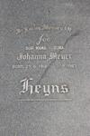 HEYNS Johanna Meyer 1918-1987