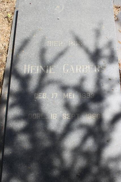 GARBERS Heinie 1893-1986
