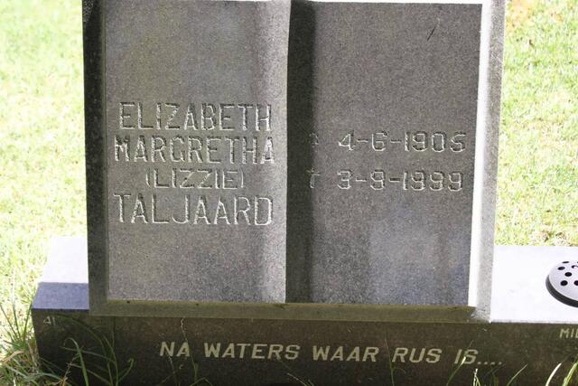 TALJAARD Elizabeth Margretha 1905-1999