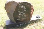 VISAGIE Tony 1930-1999 & Elize 1935-2006