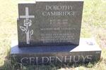 GELDENHUYS Dorothy Cambridge 1919-2002