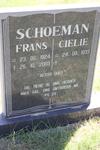 SCHOEMAN Frans 1924-2003 & Cielie 1933-
