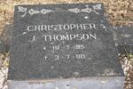 THOMPSON Christopher J. 1935-1980