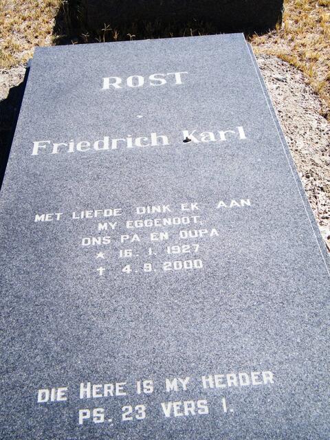 ROST Friedrich Karl 1927-2000