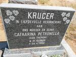 KRUGER Catharina Petronella nee THERON 1909-1980