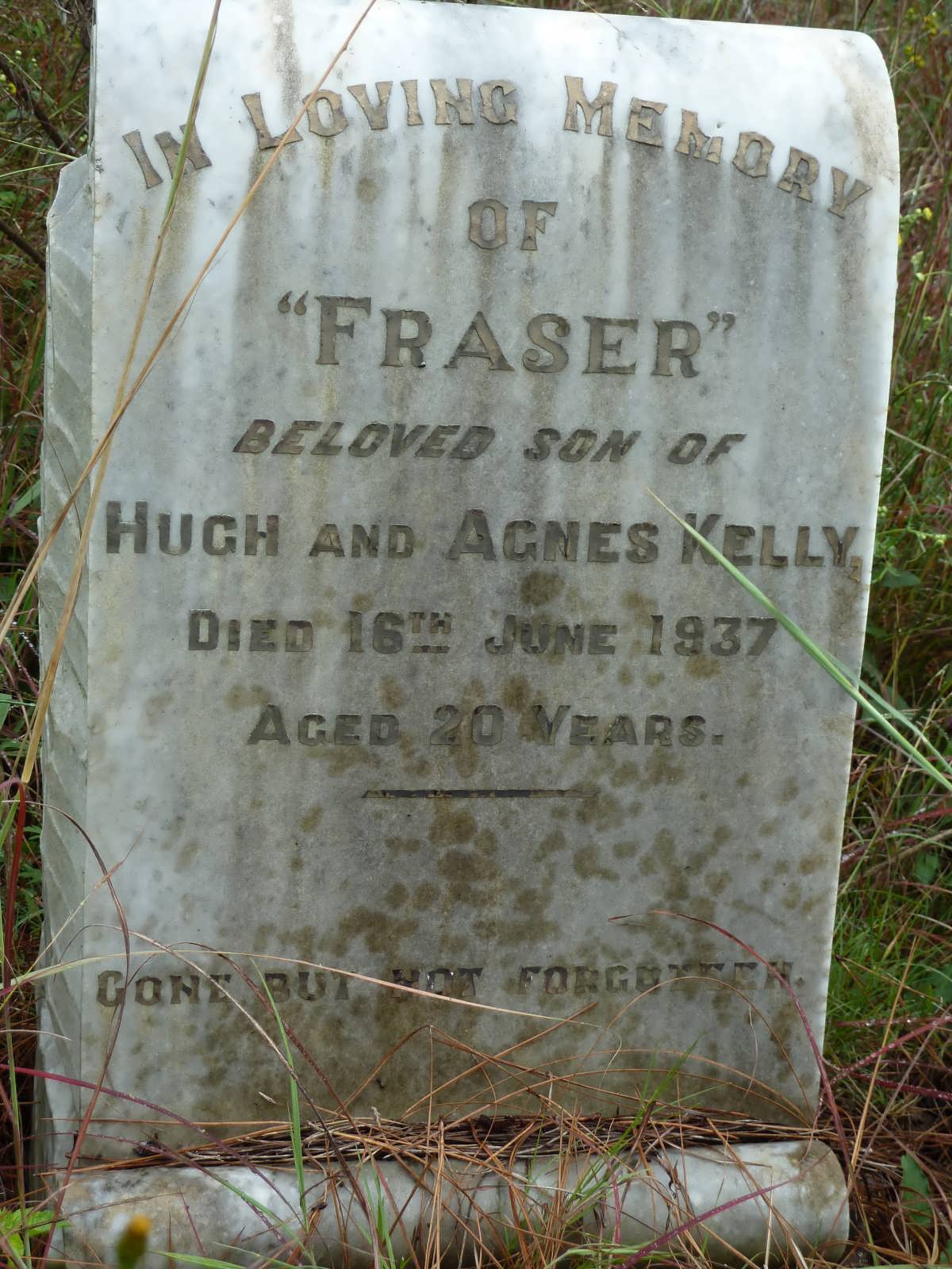KELLY Fraser -1937