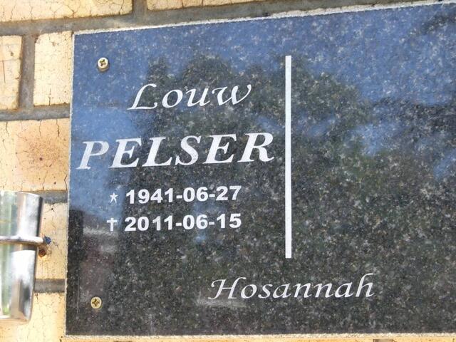 PELSER Louw 1941-2011