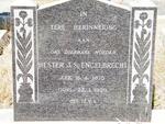 ENGELBRECHT Hester J.S 1870-1959