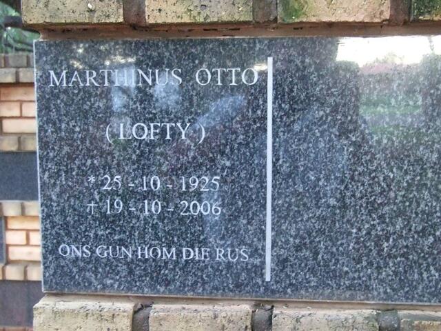 OTTO Marthinus 1925-2006