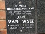 WYK Jan, van 1938-2000