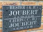 JOUBERT C.R. 1948-2012 & A.H. 1949-2010