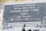 CLOETE Gertruida Maria nee STRYDOM 1884-1957