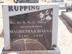 RUPPING Magrietha Johanna 1952-1969