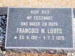 LOOTS Francois N. 1911-1976