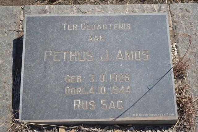 AMOS Petrus J. 1926-1944