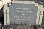 GREY Catherine Maud 1884-1938