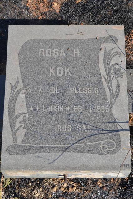 KOK Rosa H. nee DU PLESSIS 1896-1939