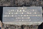 PRINSLOO Willem P.O. 1924-1931
