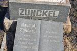 ZUNCKEL Maud M. 1885-1958