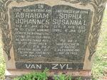 ZYL Abraham Johannes, van 1879-1956 & Sophia Susanna L. 1903-1991
