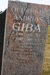 GIBA Oupa? Andrias 1947-2007