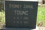 YOUNG Sydney Errol 1909-1977