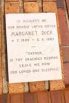 DICK Margaret 1909-1967