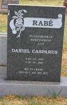 RABE Daniel Casparus 1945-2002