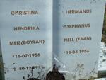 NELL Hermanus Stephanus 1956- & Christina Hendrika BOYLAN 1956-1997