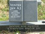 VENTER Jan A.J. 1951-1997