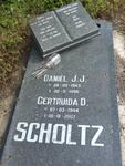 SCHOLTZ Daniël J.J. 1943-1996 & Gertruida D. 1944-2007