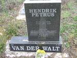 WALT Hendrik Petrus, van der 1948-2007