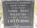 LOTTERING Jacoba Maria Magaretha 1931-1974