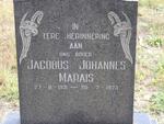 MARAIS Jacobus Johannes 1931-1973