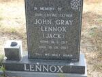 LENNOX John Gray 1917-1987