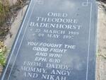 BADENHORST Obed Theodore 1989-1997
