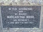 MOHR Margaretha nee REYNEKE 1855-1927