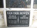 HOVEN Wilhelm Ebenaezer, van der 1916-2010 & Amy Gertrude 1915-1994