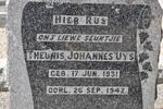 UYS Theunis Johannes 1931-1942