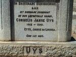 UYS Cornelis Janse 1912-1941