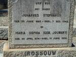 ROSSOUW Johannes Stephanus 1865-1942 & Maria Sophia JOUBERT 1874-1958