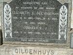 GILDENHUYS Cornelius J. 1890-1974 & Elizabeth F. RADEMAN 1895-1956