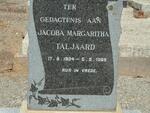 TALJAARD Jacoba Margaritha 1904-1969
