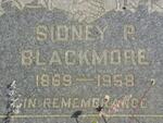 BLACKMORE Sidney P. 1869-1958