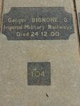 BIGNONE G. -1900